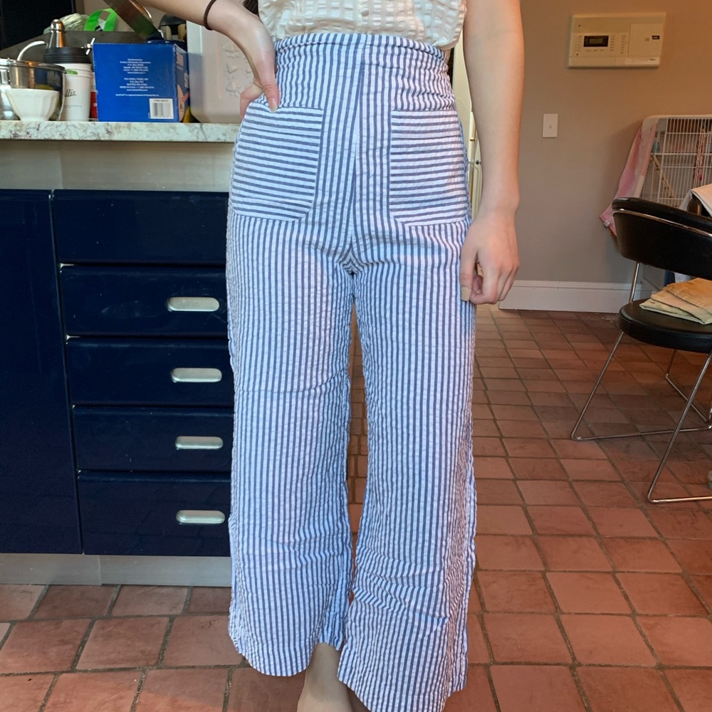 Pinstriped UO pants